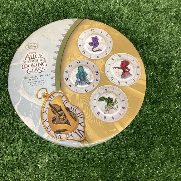 DISNEY Alice Through the Looking Glass Ceramic Plate Set - Picture 9 of 11